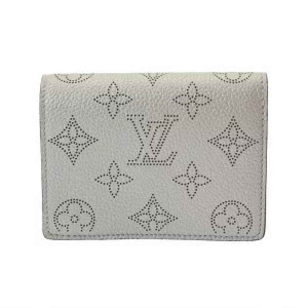 Louis Vuitton Monogram Mahina Portefeuille Claire Grisli Leather Bi fold Wallet